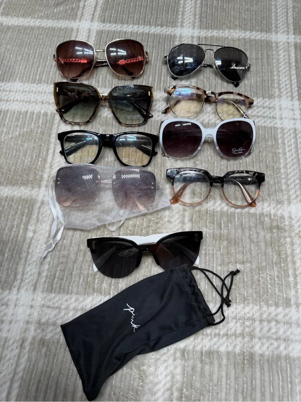 PINK Victoria's Secret Sunglasses Bundle – Black, White, Tortoiseshell, Brown